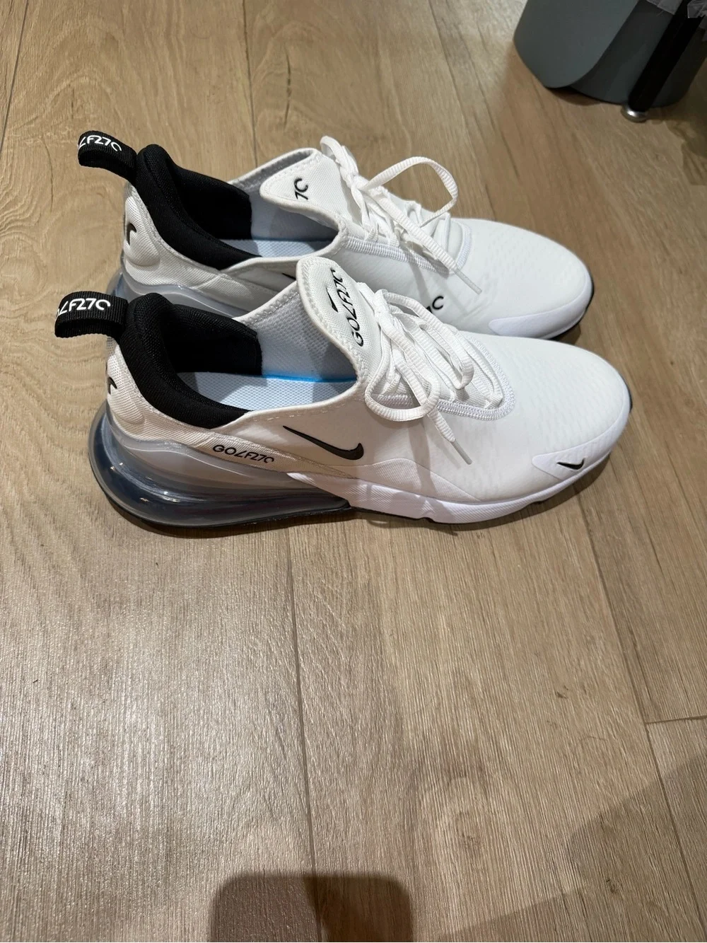 NEW Nike Men’s Golf Shoe White with Black Accents